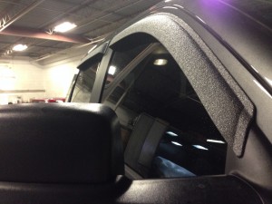 truck window rain guard accessory